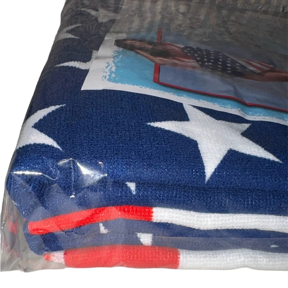 🇺🇸 ✌🏼New! 2 American Flag Beach Towels